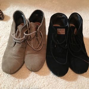 6.5 TOMS Desert Wedge Taupe ONLY